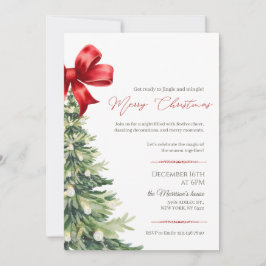Invitación Fiesta de Navidades elegantes