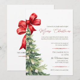 Invitación Fiesta de Navidades elegantes