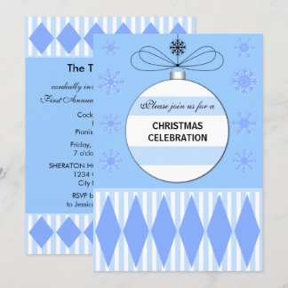 Invitación Fiesta de Navidades elegantes