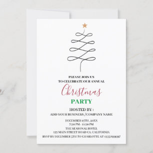 Invitación Fiesta de Navidades empresariales corporativos min