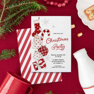 Invitación Fiesta de Navidades festivos modernos