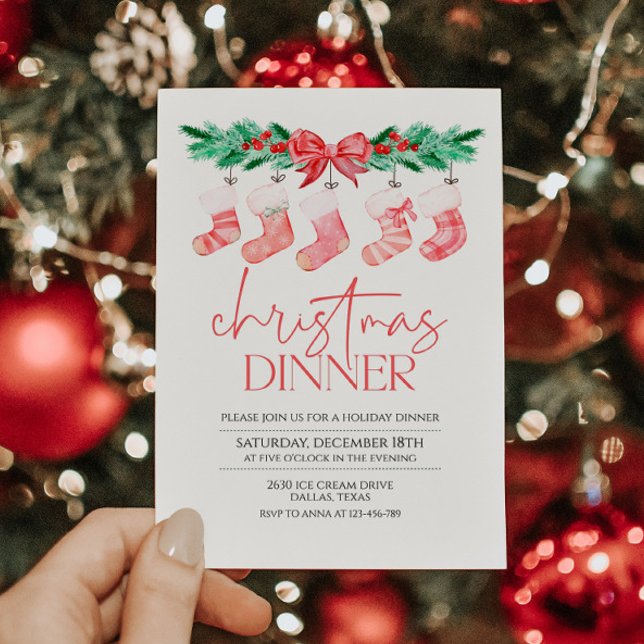 Invitación Fiesta de Navidades festivos modernos (Subido por el creador)