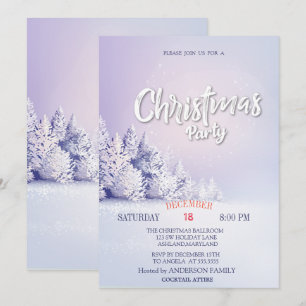Invitación Fiesta de Navidades forestales de pino