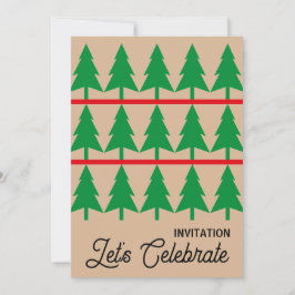 Invitación Fiesta de navidades invitado, estilo escandaloso M