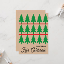 Invitación Fiesta de navidades invitado, estilo escandaloso M