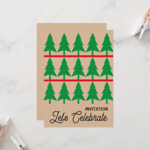 Invitación Fiesta de navidades invitado, estilo escandaloso M