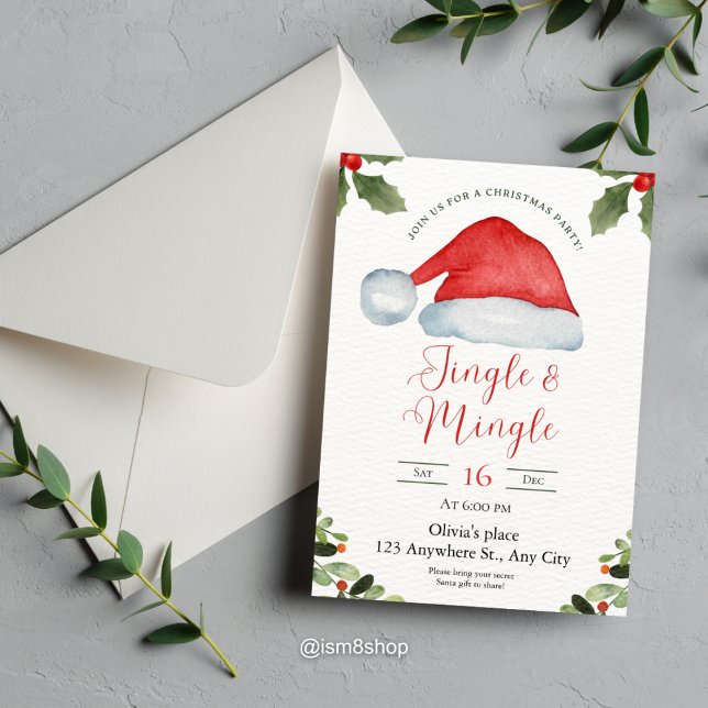 Invitación Fiesta de Navidades Jingle y Mingle (Subido por el creador)
