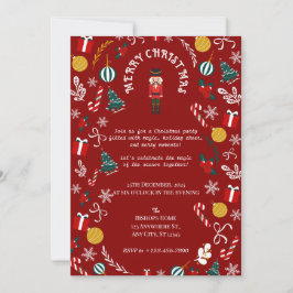 Invitación Fiesta de Navidades Mágicos Nutcracker