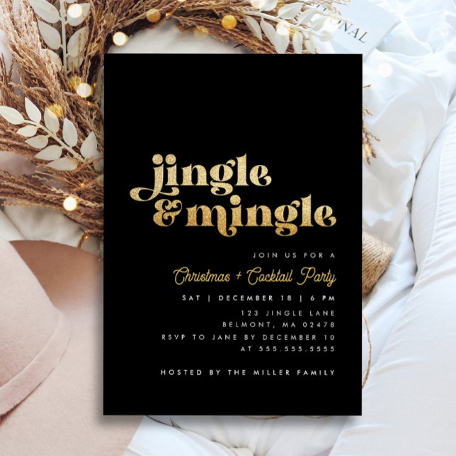 Invitación Fiesta de Navidades modernos castillos de jingle n (Subido por el creador)
