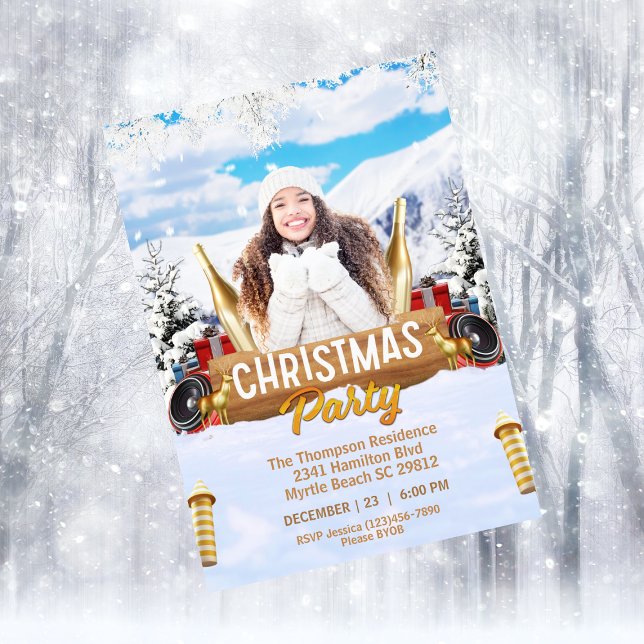 Invitación Fiesta de Navidades musicales de Karaoke Dance DJ (Subido por el creador)