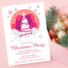 Invitación Fiesta de Navidades navideños festivos modernos