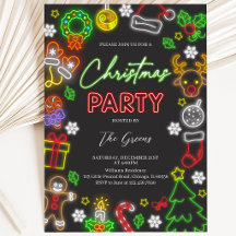 Fiesta de Navidades Neon Lights