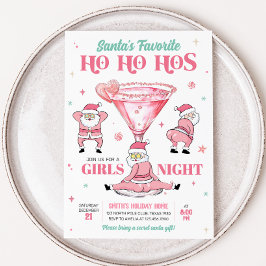 Invitación Fiesta de Navidades nocturnos de Chicas favoritos 