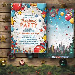 Invitación Fiesta de Navidades para niños