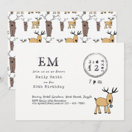 Invitación Fiesta De Navidades Quirky - Típico De Doodle De R