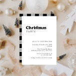 Invitación Fiesta de Navidades Retro minimalistas<br><div class="desc">Invitación del Partido de los Navidades Retro minimalistas</div>