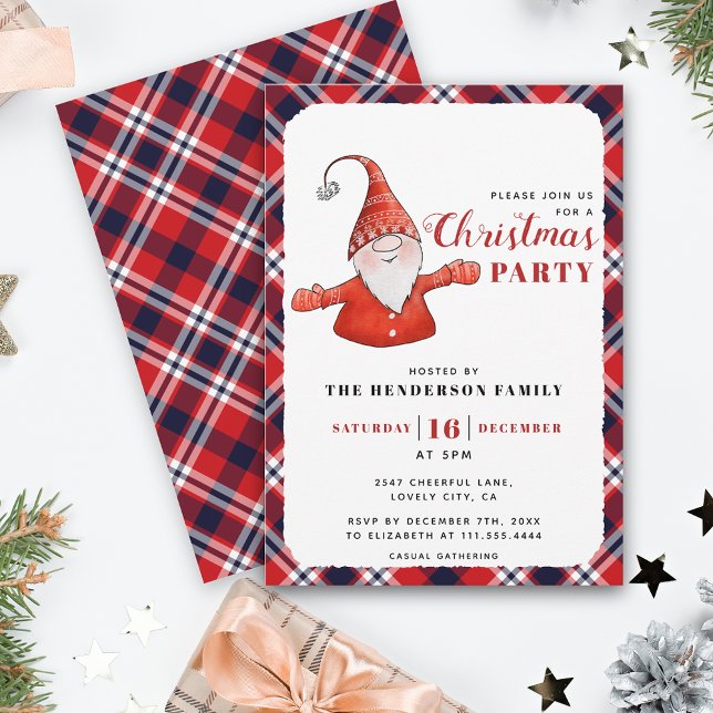 Invitación Fiesta de Navidades rústicos de rancia (Subido por el creador)