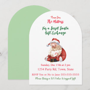 Invitación FIESTA de Navidades SECRET SANTA