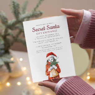 Invitación Fiesta de Navidades secretos de la máscara anónima