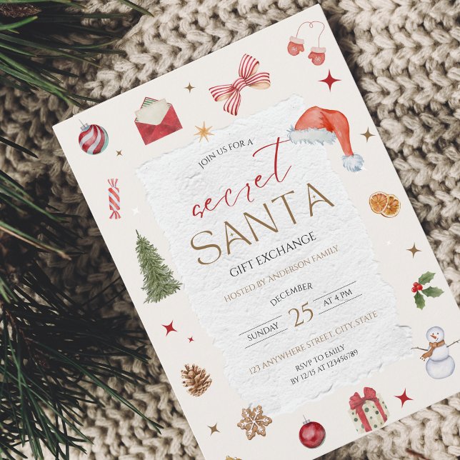 Invitación Fiesta de Navidades secretos de Santa Sede (Subido por el creador)