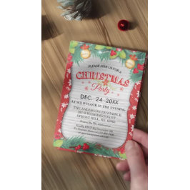 Invitación Fiesta de Navidades sindicales de familia de vacac