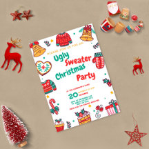Fiesta de Navidades suéteres feos