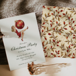 Invitación Fiesta de Navidades tradicionales de Santa Claus