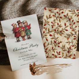 Invitación Fiesta de Navidades tradicionales de Santa Claus