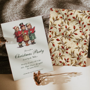 Invitación Fiesta de Navidades tradicionales de Santa Claus