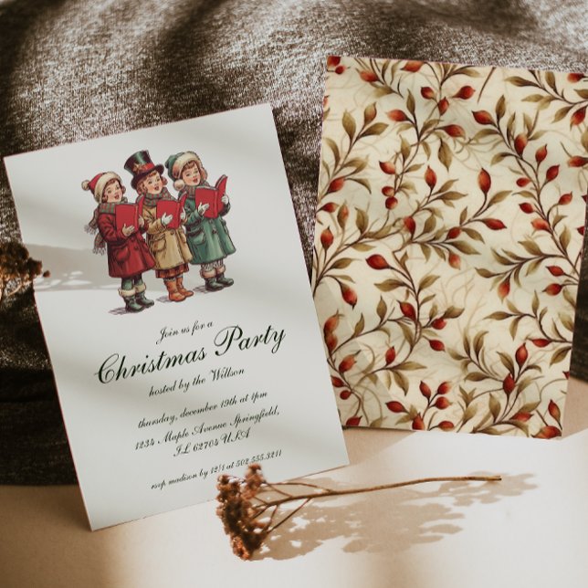 Invitación Fiesta de Navidades tradicionales de Santa Claus (Subido por el creador)