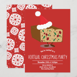 Invitación Fiesta de Navidades virtuales Personalizado de tor