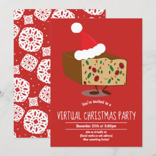 Invitación Fiesta de Navidades virtuales Personalizado de tor