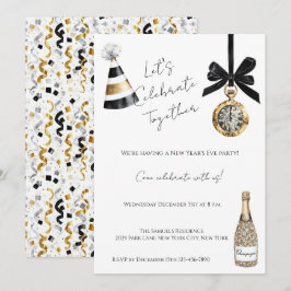 Invitación Fiesta de Nochevieja