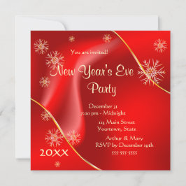 Invitación Fiesta de Nochevieja 2022