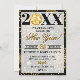 Invitación Fiesta de Nochevieja 2026