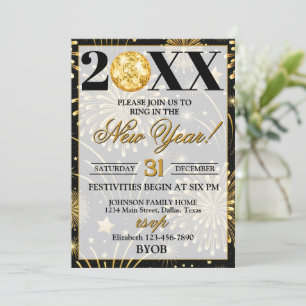 Invitación Fiesta de Nochevieja 2026