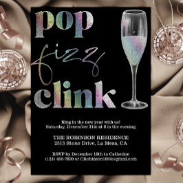 Invitación Fiesta de Nochevieja enciende vituperas arcoiris