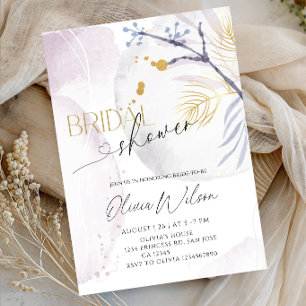 Invitación Fiesta de Novia a Punto de Casarse con Copo de Nie