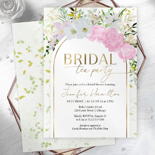 Invitación Fiesta de novias de primavera de flores silvestres