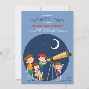 Invitación Fiesta de observación de estrellas