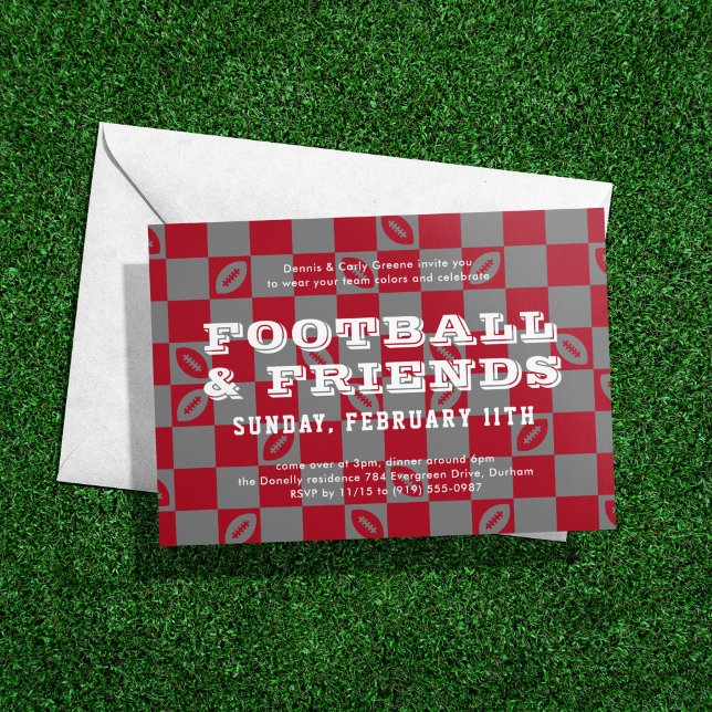 Invitación Fiesta de observación de partidos de fútbol de tab (Subido por el creador)