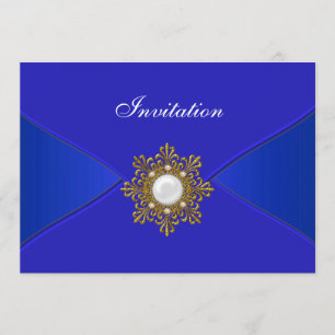Invitación Fiesta de ocasión Royal Blue