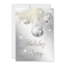 Fiesta de Ornamento Espumoso de Oro y Plata