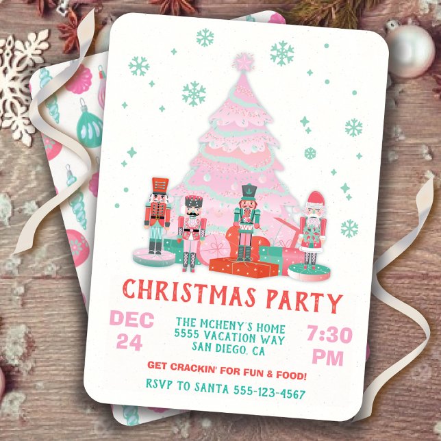 Invitación Fiesta de Ornamentos de Árbol de Navidad de los Nu (Subido por el creador)