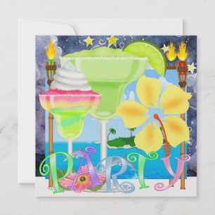 Invitación Fiesta de PARADISE / Luau - SRF