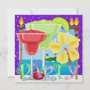 Invitación Fiesta de PARADISE / Luau - SRF