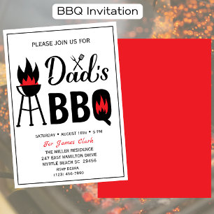 Invitación Fiesta de Parrillada del Día del Padre