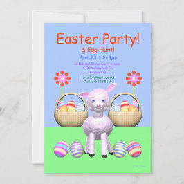 Invitación Fiesta de Pascua de Cordero y Huevos