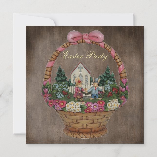 Invitación Fiesta de Pascua de Semana Santa (Anverso)