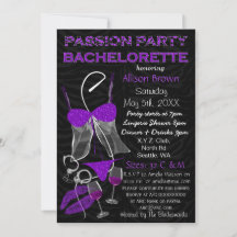 Fiesta de pasión Bachelorette, invitada a ducha de